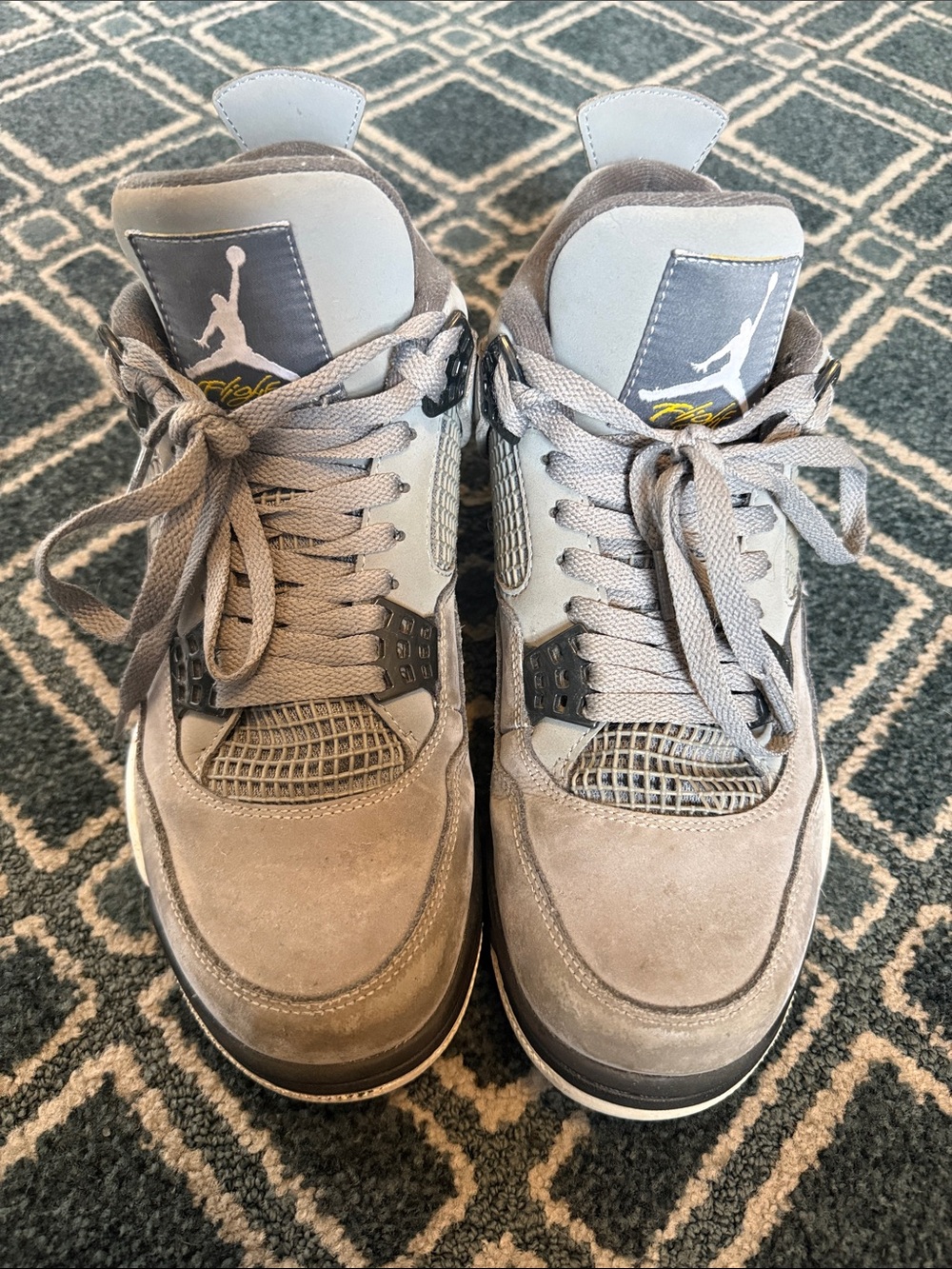 Jordan Men’s Sneakers Cool Grey Retro Jordan 4
